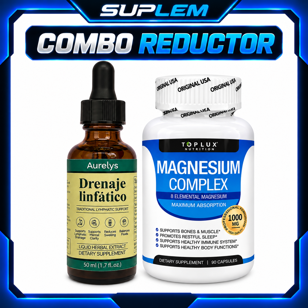 COMBO DRENAJE GOTAS - MAGNESIO COMPLEX