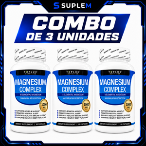 COMBO 3 UNIDADES MAGNESIO COMPLEX
